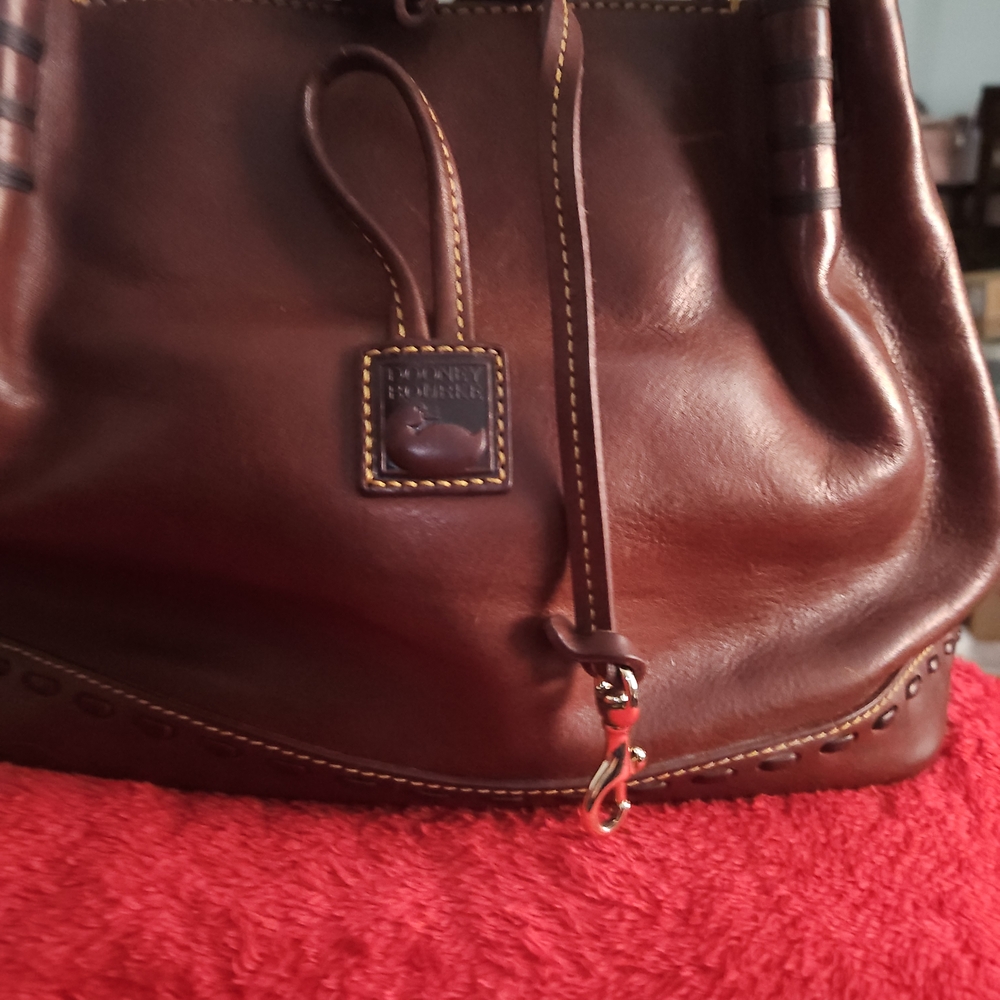 Dooney & Bourke Rich Brown Leather Bag